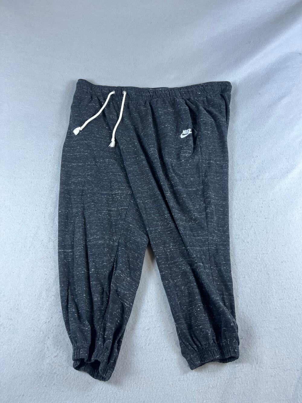Nike Sweatpants Joggers Womens 2X Charcoal Heathered Lightweight Athleisure